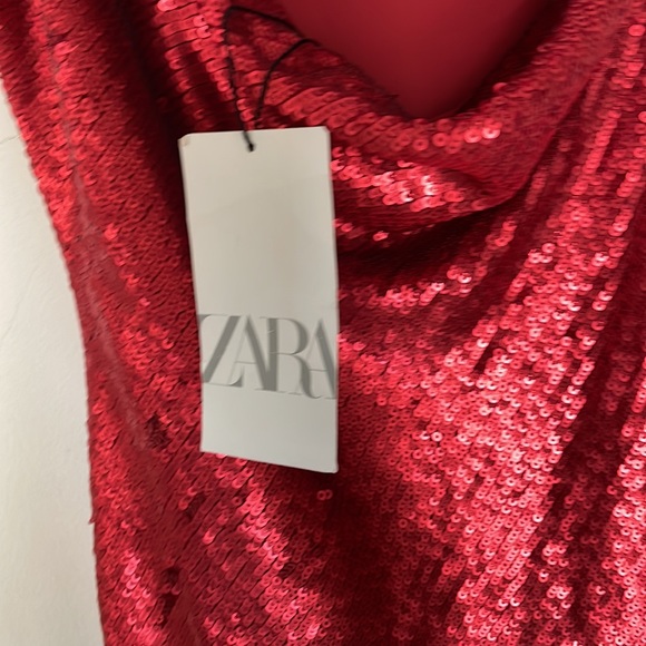 Sold❌ ZARA Perfect Red Dress - Picture 9 of 9